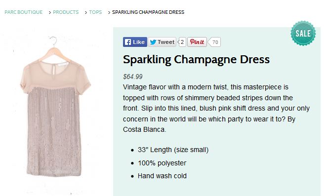 champagne dress
