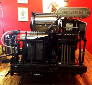Heidelberg Printing press