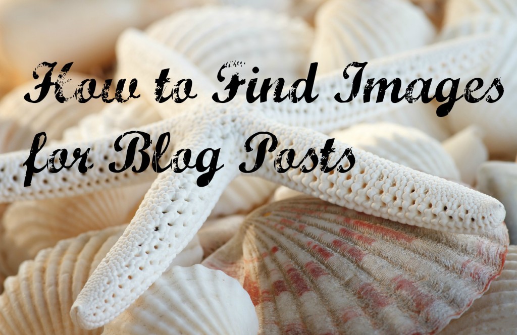 How to find Images for Blog Posts