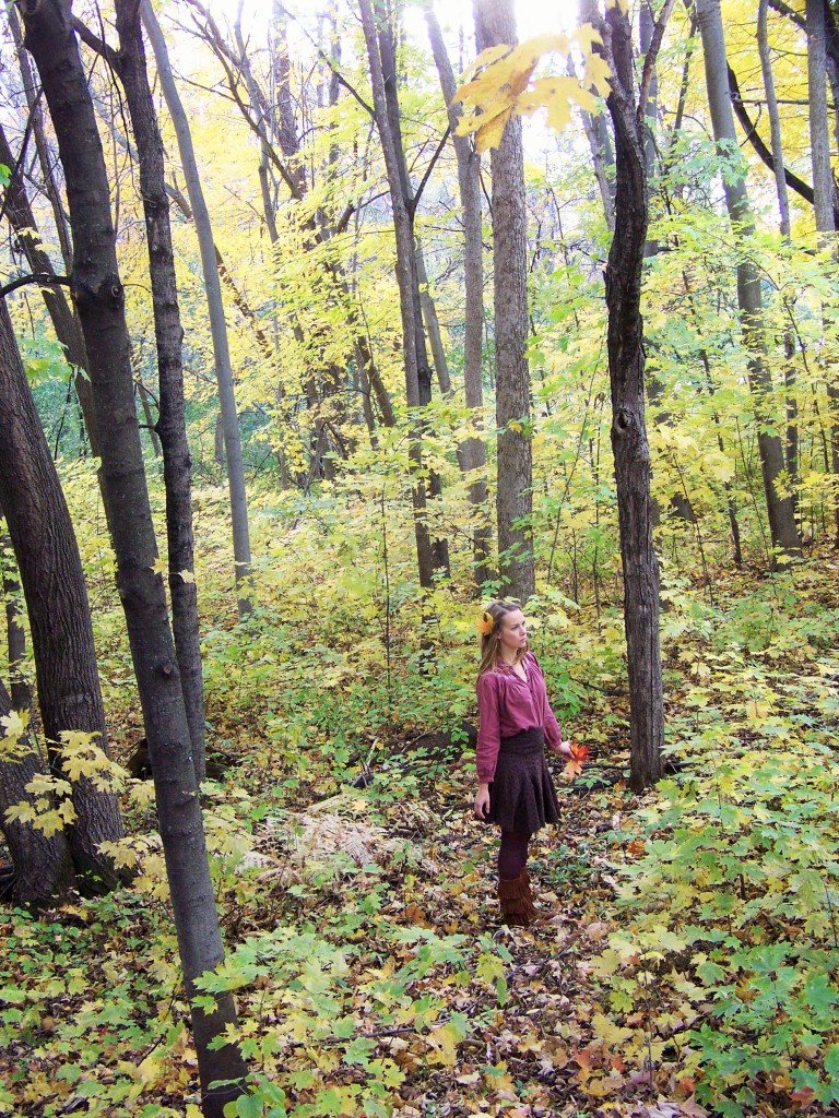 fall fashion: magic in the woods