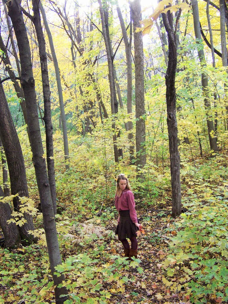 fall fashion: magic in the woods