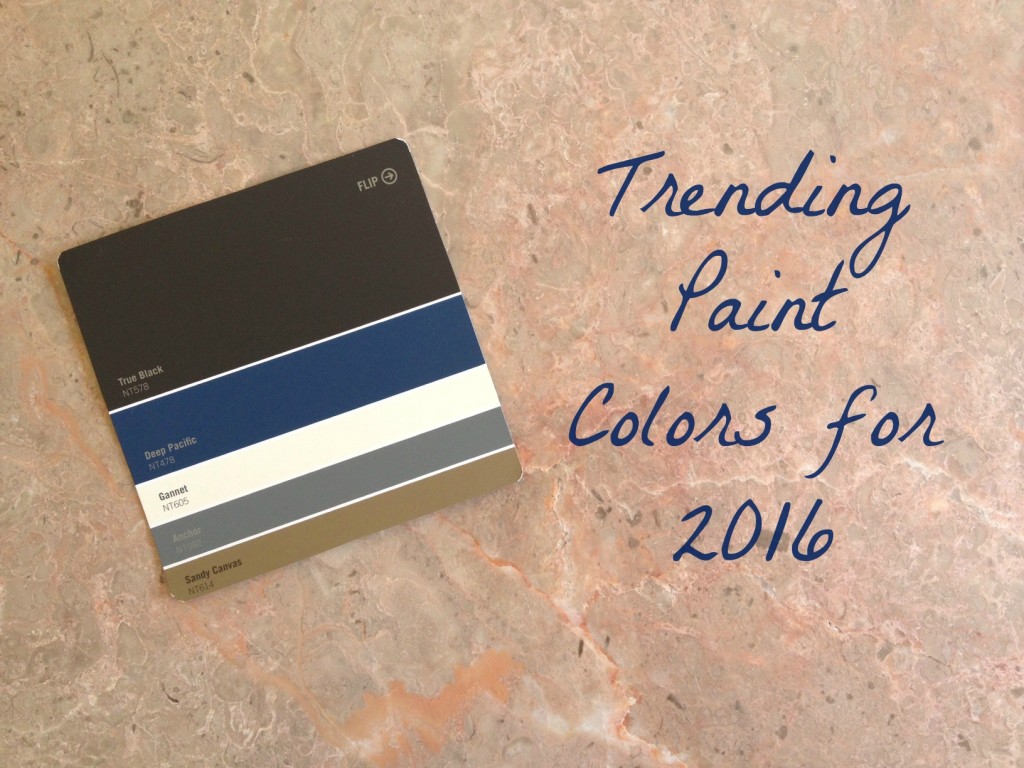 Trending Paint Colors 2016