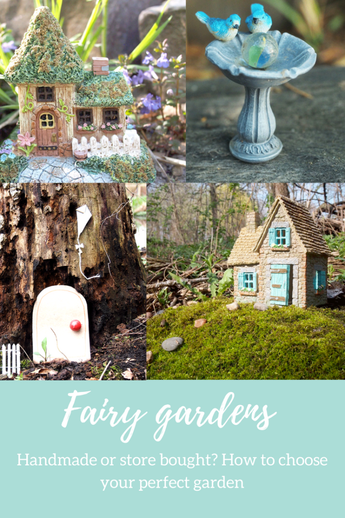 Handmade fairy garden